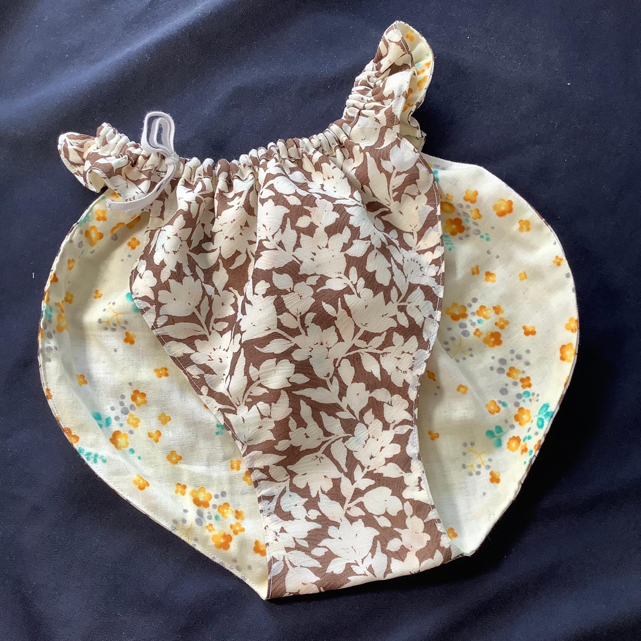 フンティ・姫パン・ふんどしパンツ【018-a】繊細さん敏感肌に優しいリラクゼーションふんティボタニカル花茶Wガーゼ黄花 | 2枚目